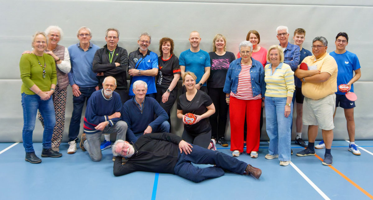 Gezelligheid troef op het jubileum van de tafeltennisvereniging