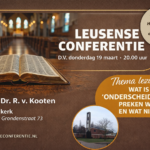 Leusense Conferentie  –  lezing 2026 – Van harte welkom!