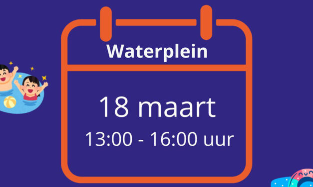 Waterplein op 18 maart!