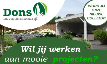 Dons Hoveniersbedrijf: Collega’s gezocht