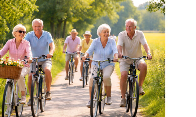 Gezellige fietstocht voor senioren
