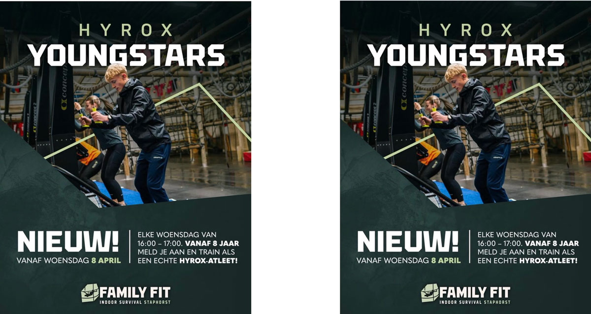 Primeur voor Staphorst en omgeving: Jonge sportievelingen gaan los met Youngstars Hyrox!