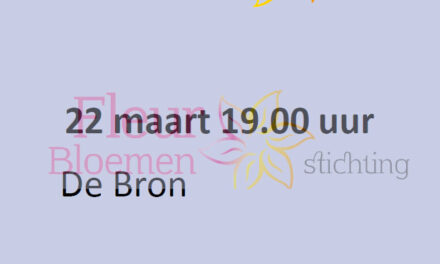Jongerenavond, Fleur Bloemen Stichting in De Bron