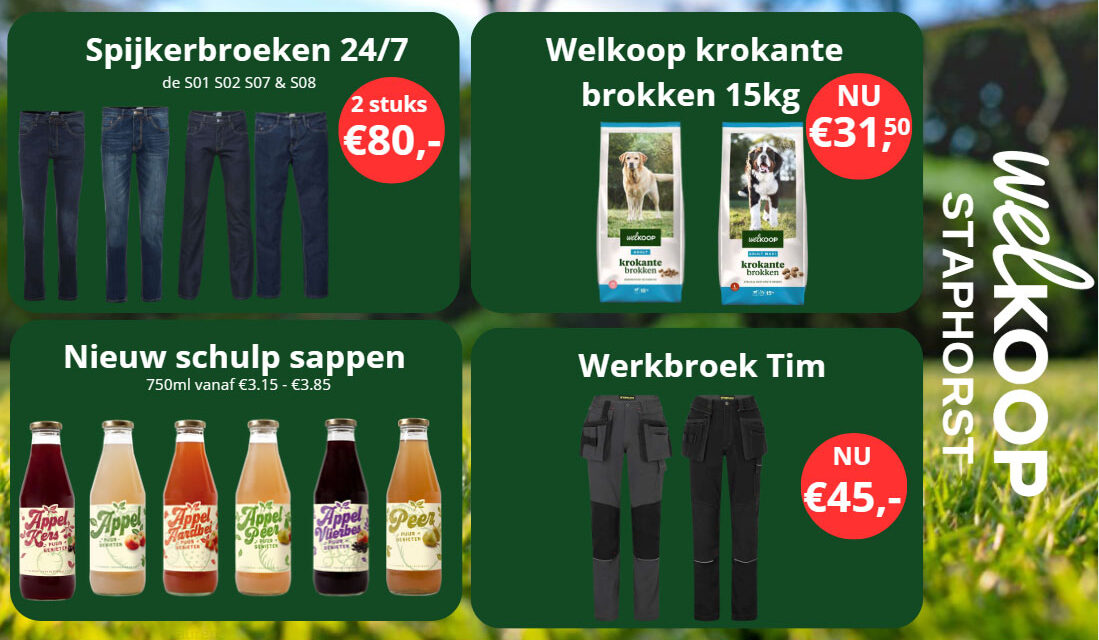 Lopende acties bij Welkoop Staphorst