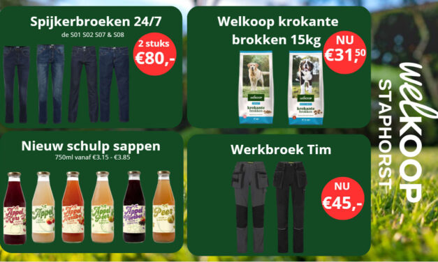 Lopende acties bij Welkoop Staphorst