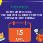 Afterschool op 15 april in het jongerencentrum!