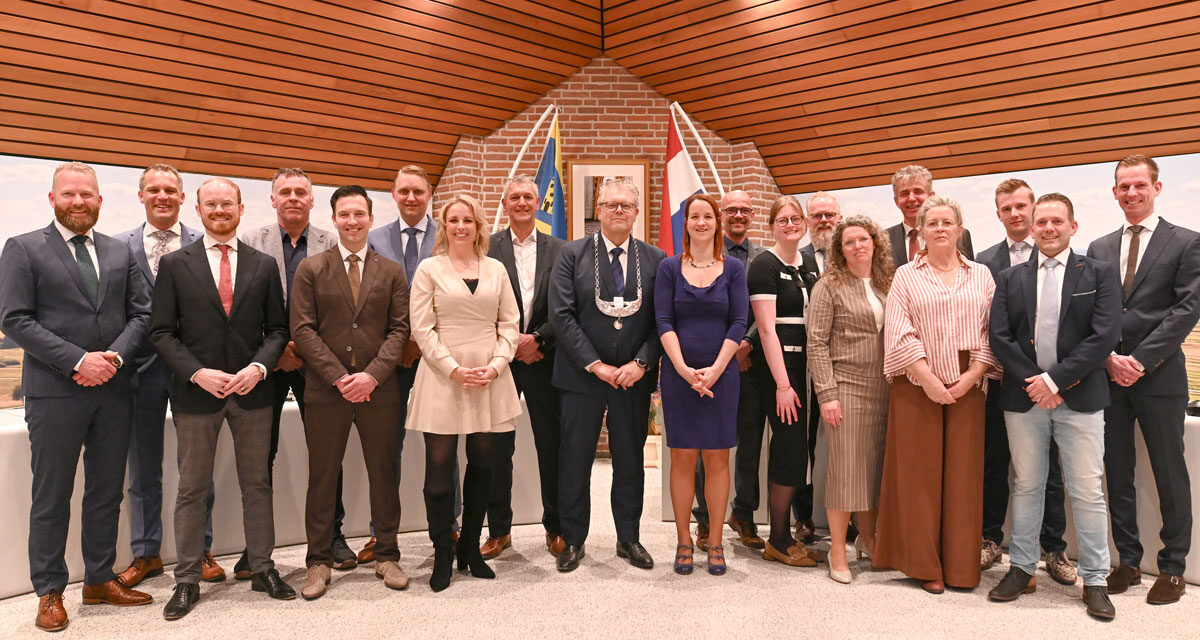 Installatie nieuwe gemeenteraad Staphorst