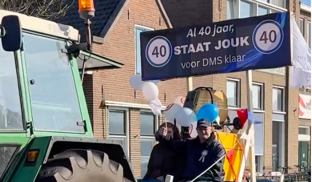 Jouk 40 jaar bij DMS Metaalbewerking