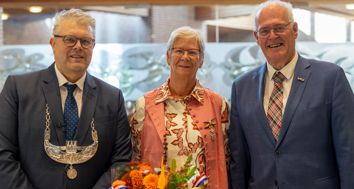 Auktje Alssema-Westerhof benoemd tot Lid in de Orde van Oranje-Nassau