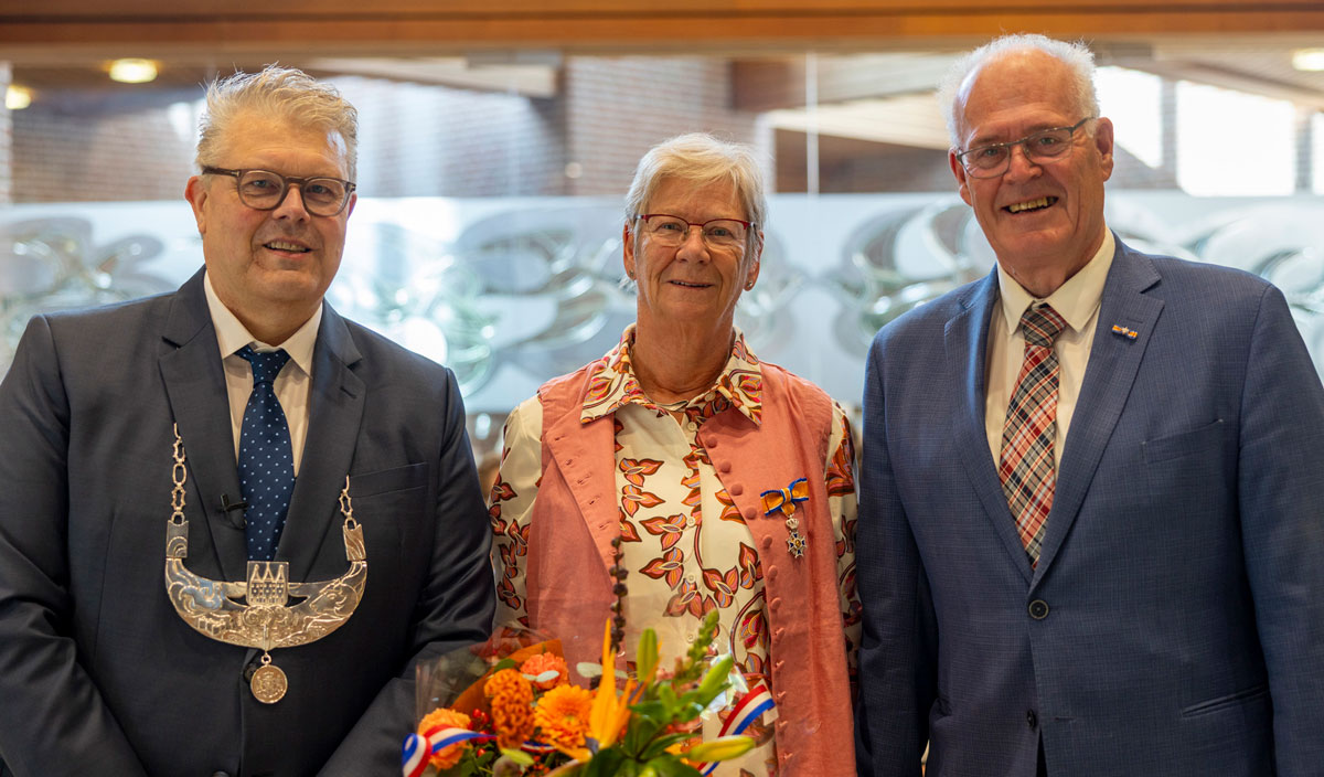 Auktje Alssema-Westerhof benoemd tot Lid in de Orde van Oranje-Nassau