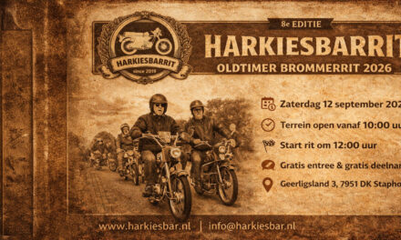 8E Editie Harkiesbarrit op zaterdag 12 september 2026