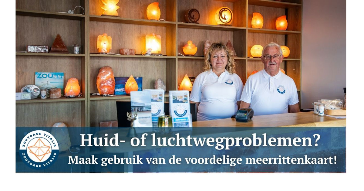 Bezoek de zoutkamers van Zoutoase Vitalis