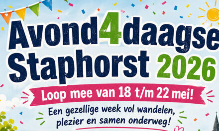 Loop mee van 18 t/m 22 mei met de Avond4daagse Staphorst