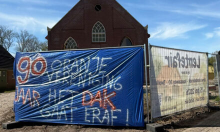 Ludieke actie langs de diek rondom koningsdag!