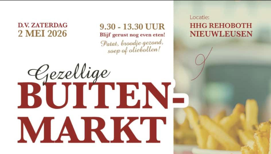 2 mei gezellige buitenmarkt