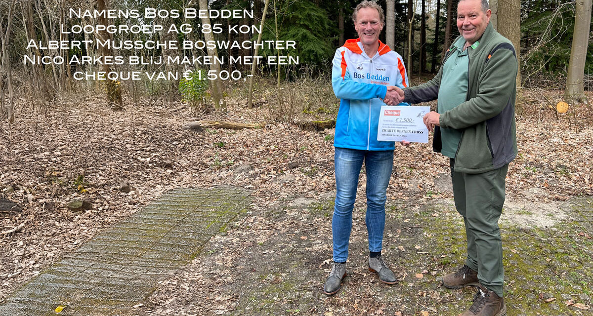 Zwarte Dennen Cross levert flink bedrag op voor Belevingspad
