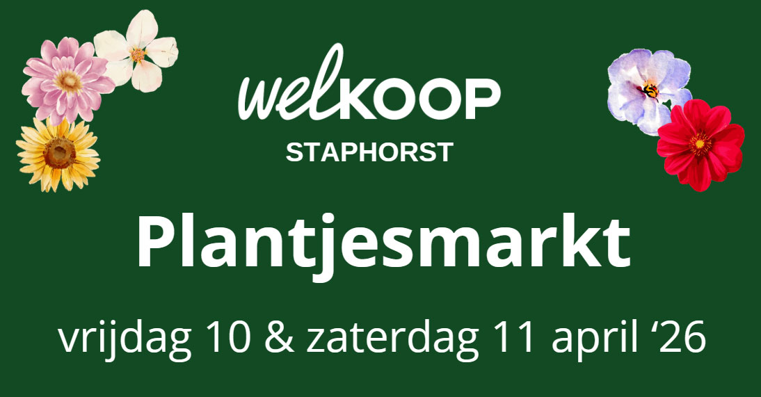 Plantjesmarkt bij Welkoop Staphorst
