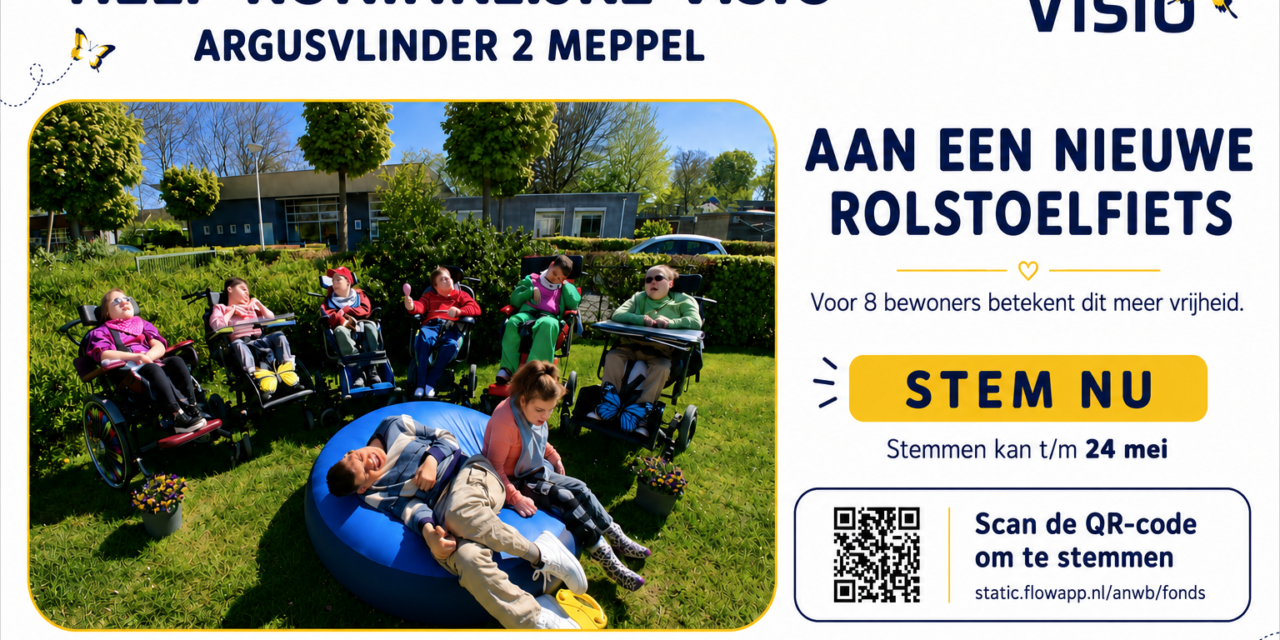 Oud-inwoners uit gemeente Staphorst hopen op stemmen voor nieuwe rolstoelfiets