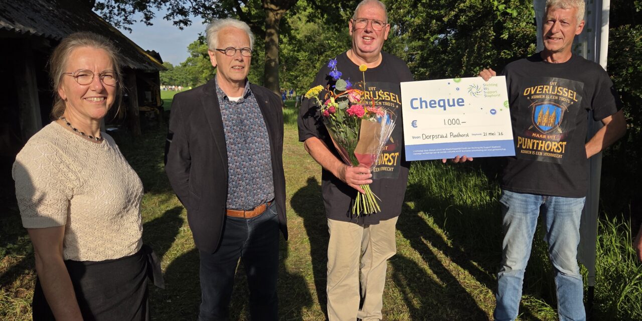 Door de wind voor de wind, Punthorst op kaart vierdaagse Staphorst