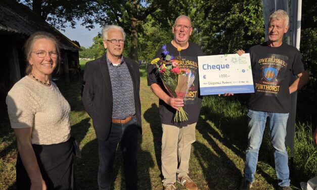 Door de wind voor de wind, Punthorst op kaart vierdaagse Staphorst