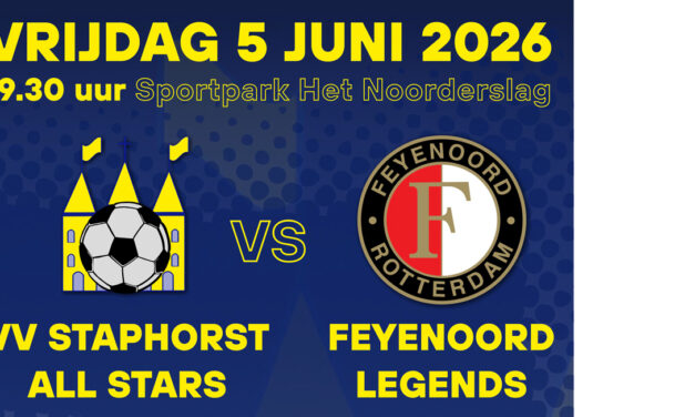 Feyenoord Legends in Staphorst, vrijdag 5 juni