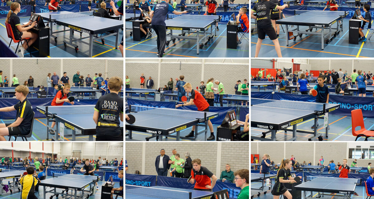 Geen prijzen voor Staphorster tafeltennisjeugd op het Diederik Steunenberg toernooi
