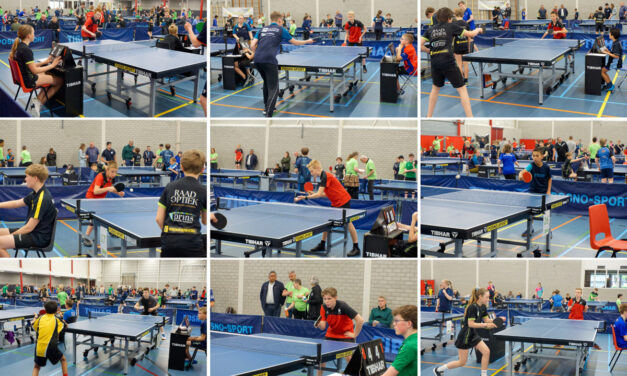 Geen prijzen voor Staphorster tafeltennisjeugd op het Diederik Steunenberg toernooi