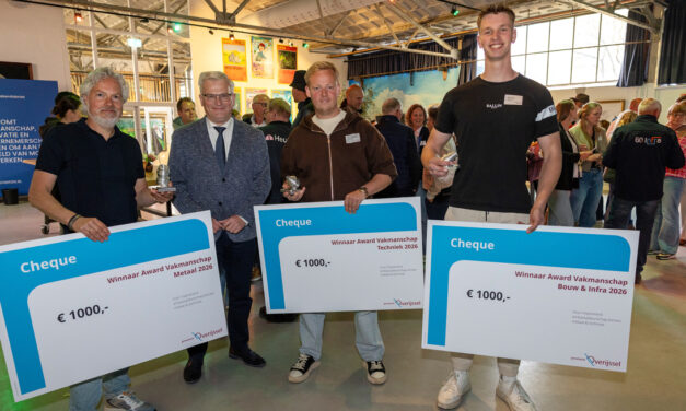 Drie Overijsselse vakmensen winnen Award Vakmanschap 2026