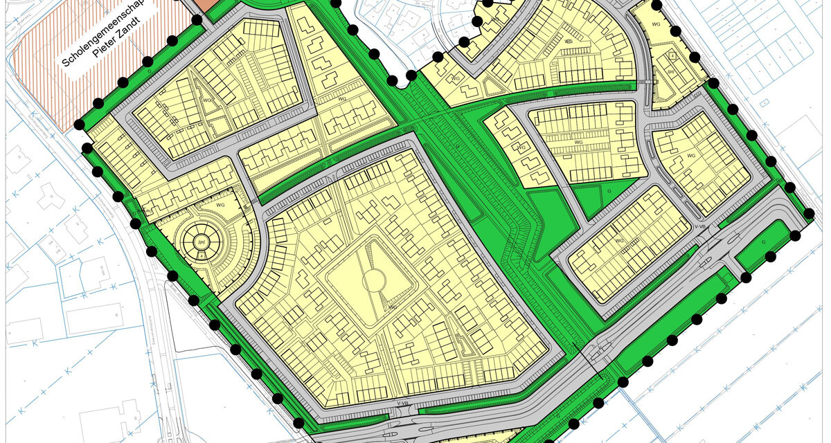 Omgevingsplan voor 485 woningen in De Slagen Fase 3