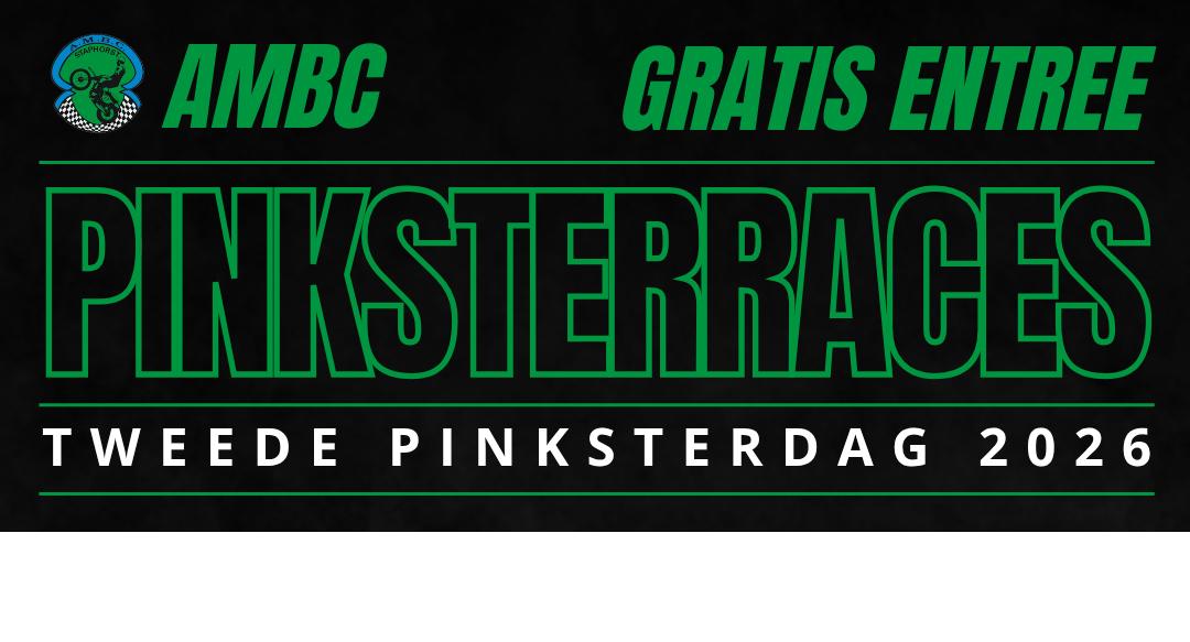 Dutch minibike championship op tweede Pinksterdag bij de AMBC in Staphorst