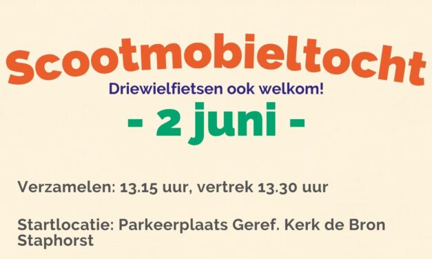 Scootmobieltocht Staphorst