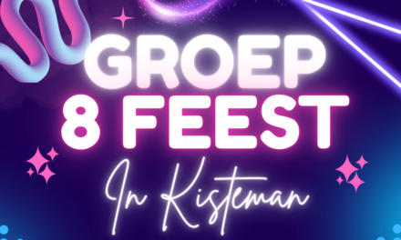 Groep 8 feest bij Kisteman