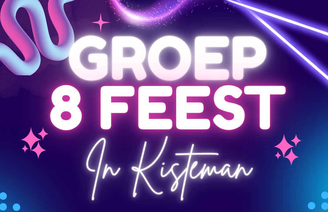 Groep 8 feest bij Kisteman