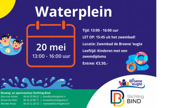 Waterplein op 20 mei