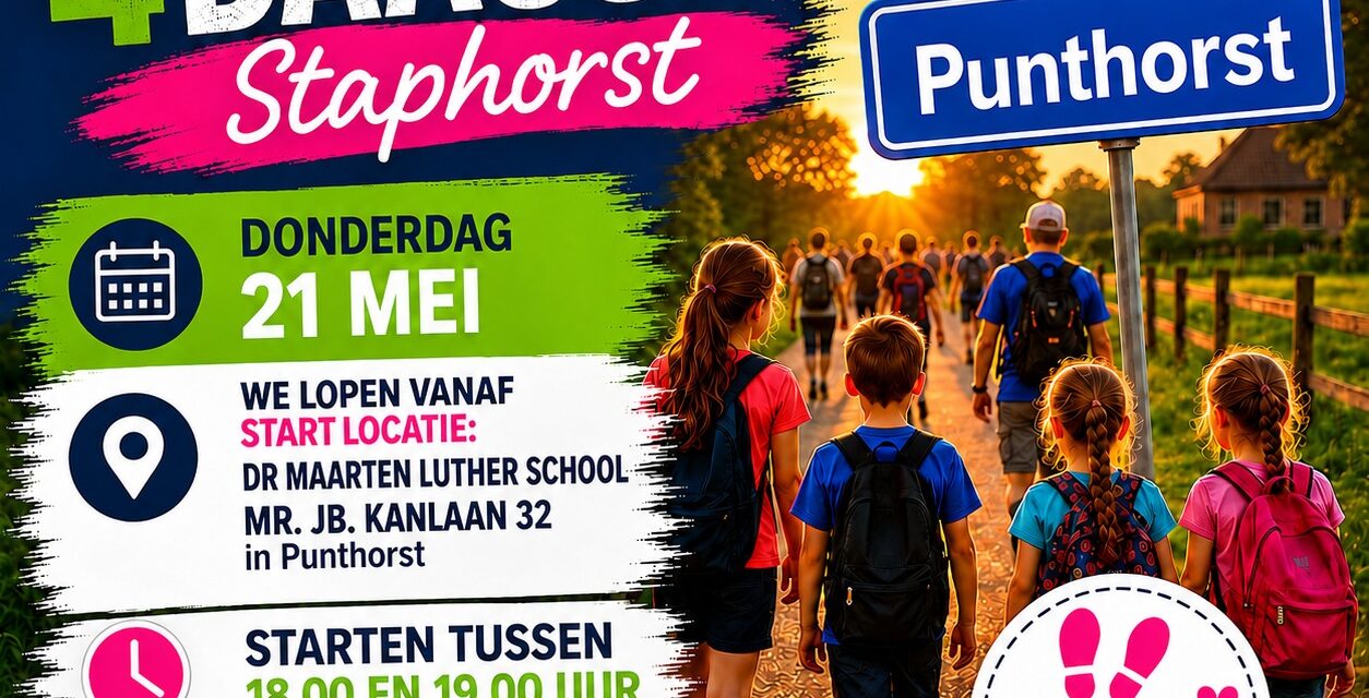 Wandelvierdaagde Staphorst: vanavond Punthorst