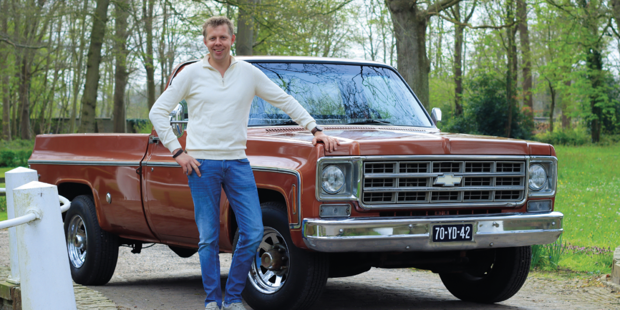 Stellen worden verliefd op deze klassieke Chevrolet pick up als trouwauto