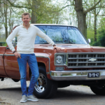 Stellen worden verliefd op deze klassieke Chevrolet pick up als trouwauto
