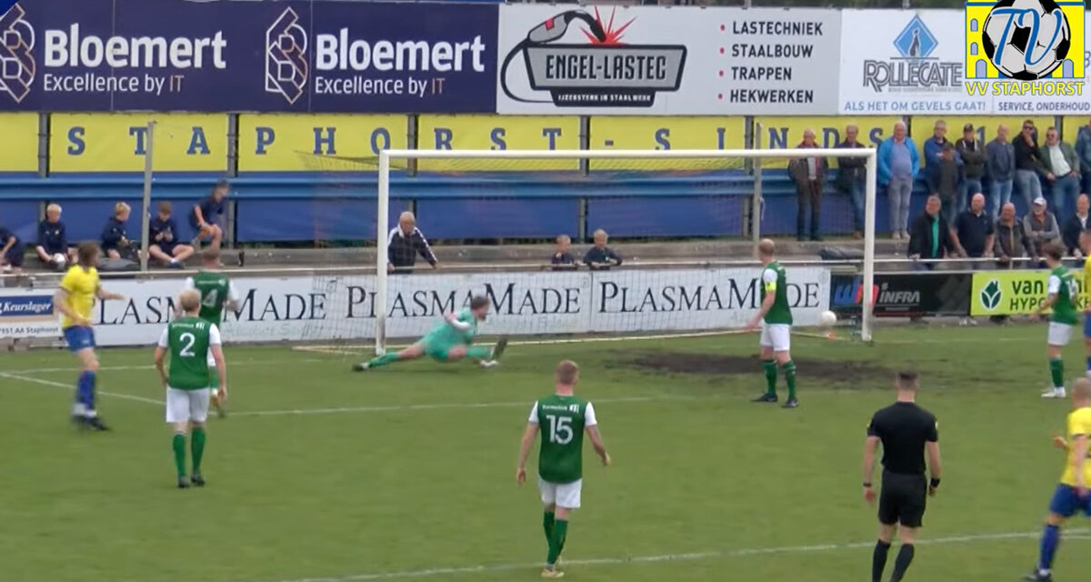Samenvatting wedstrijd vv Staphorst/HSC’21 zaterdag 9 mei.