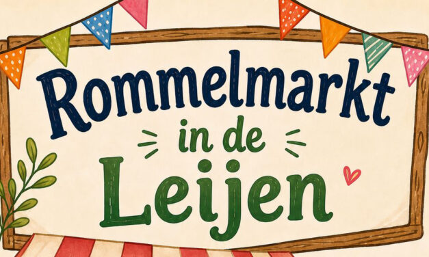 Aanstaande zaterdag Rommelmarkt in de Leijen