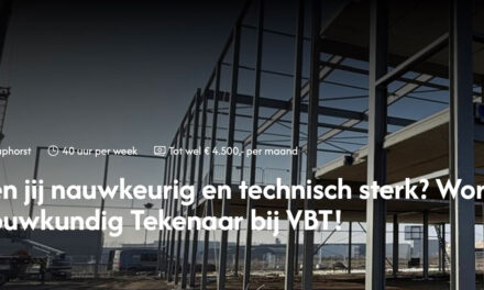 Ben jij nauwkeurig en technisch sterk? Word Bouwkundig Tekenaar bij VBT!