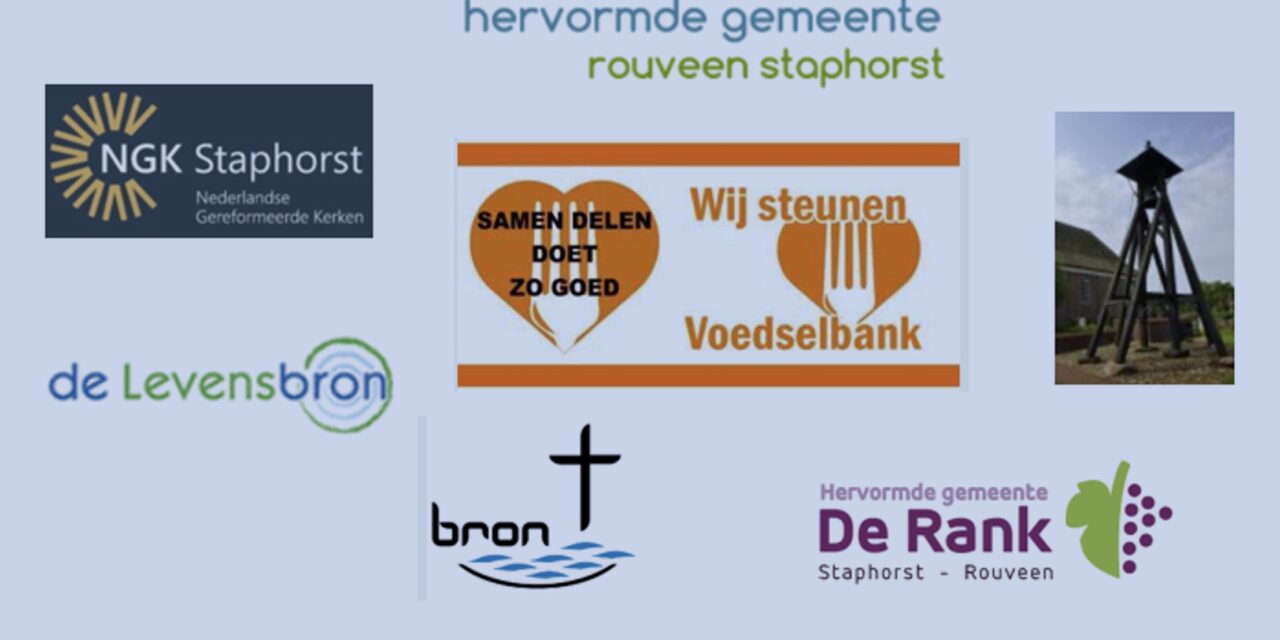Kerken Staphorst/Rouveen in actie voor de Voedselbank!