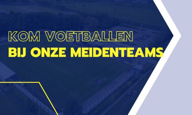 Kom voetballen bij onze meidenteams!