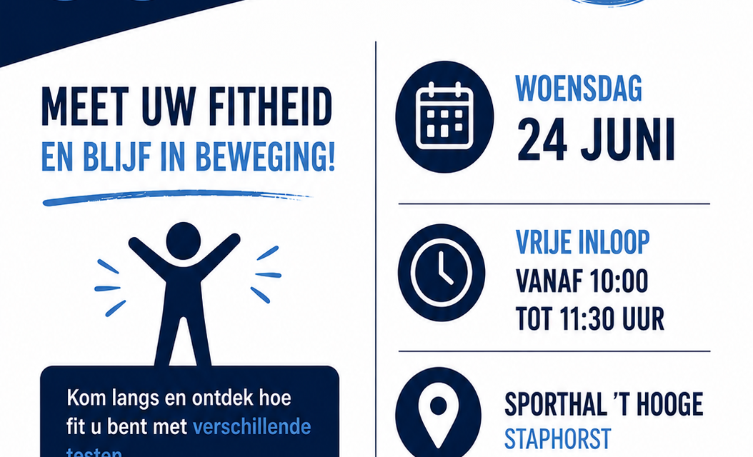 Fitheidsdag voor 60-plussers in Staphorst