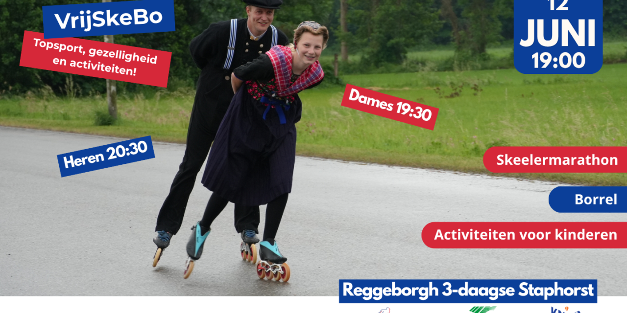 VrijSkeBo tijdens Reggeborgh Marathon 3-daagse Staphorst en Beernd is er klaar voor (filmpje)
