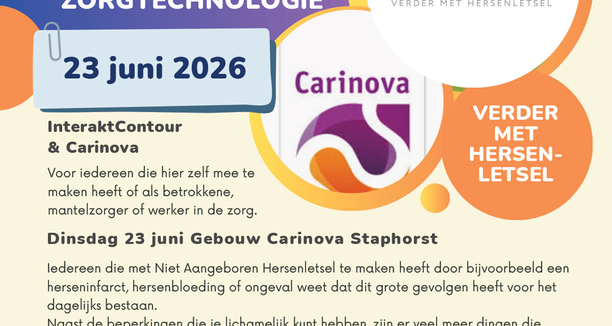 Informatieavond NAH: Thema-bijeenkomst Zorgtechnologie