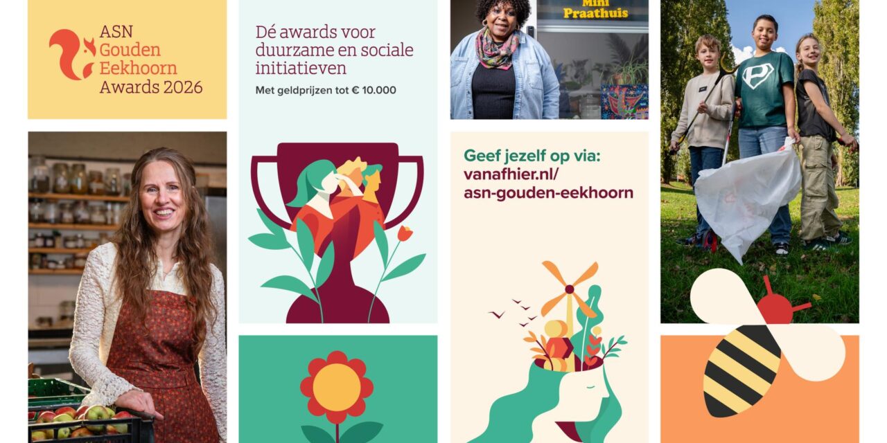 100+ toekomstmakers aangemeld voor ASN Gouden Eekhoorn Awards – ook in Overijssel