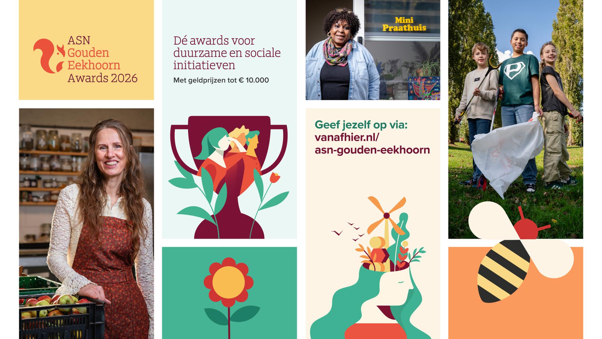 100+ toekomstmakers aangemeld voor ASN Gouden Eekhoorn Awards – ook in Overijssel