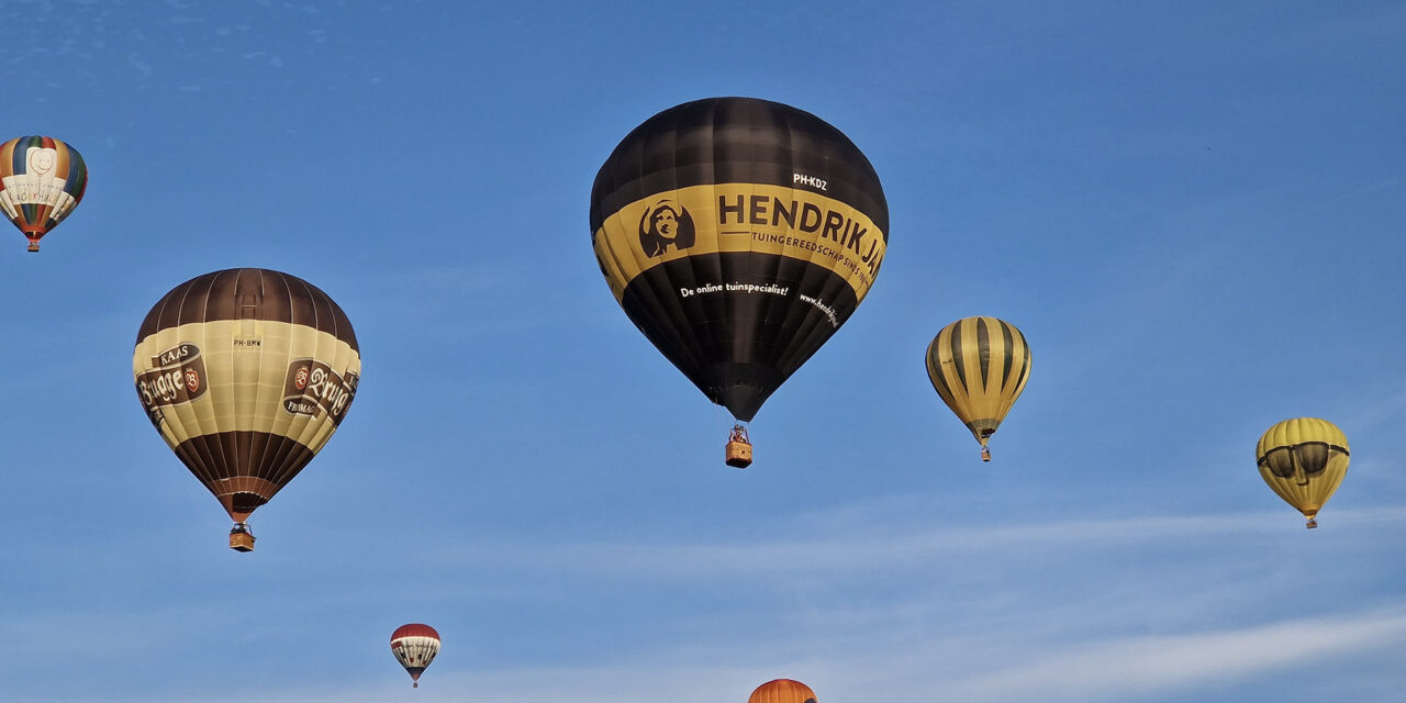 Recordaantal Kanjers mee omhoog tijdens Balloonfair Staphorst