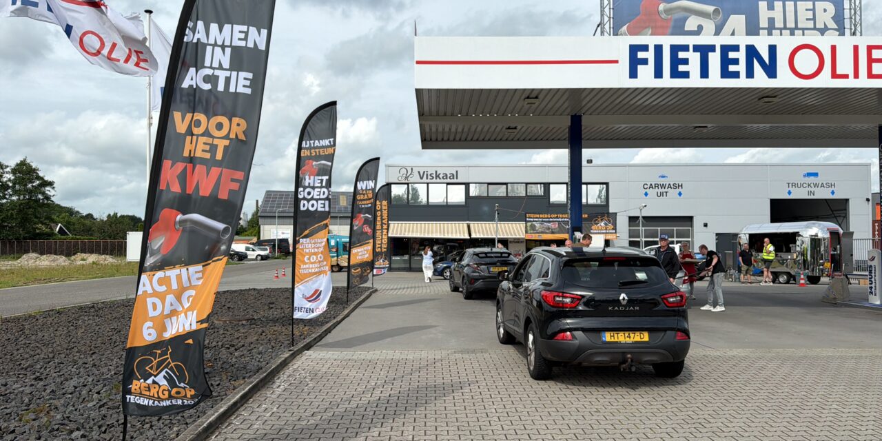 Tankdag voor Stichting Bergop tegen Kanker groot succes!