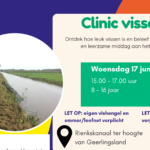 Clinic vissen op 17 juni! 🎣☀️